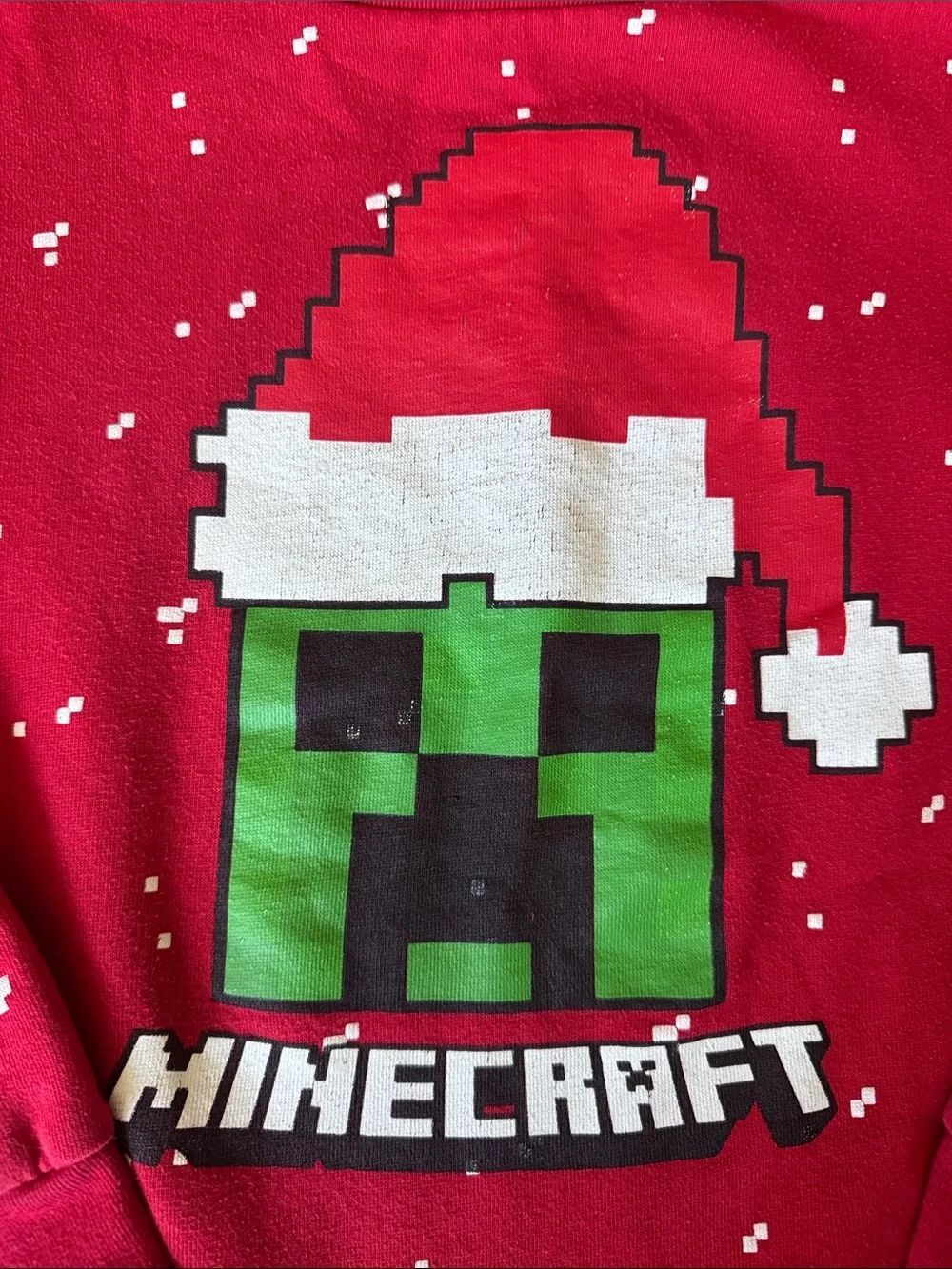 Minecraft Christmas Sweatshirt - Picture 2 of 5